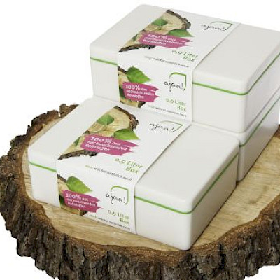 TECNARO: Aufbewahrungsboxen, Biostoffe ersetzen Erdöl: ajaa! Aufbewahrungsboxen mit Gehäuse aus ARBOBLEND® und Farbring aus ARBOBLEND® Bio-TPV